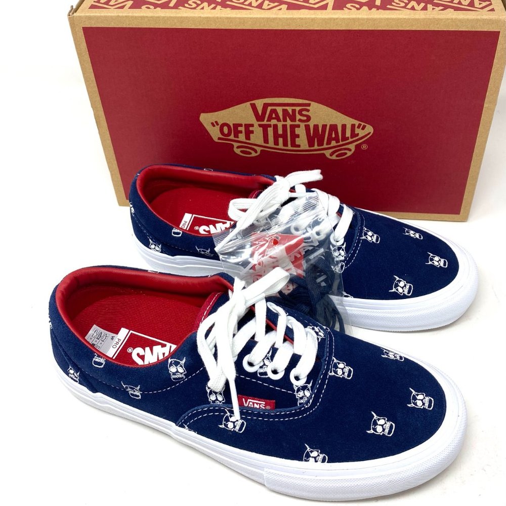 VANS Halloween Era Pro Kader Sylla Suede Navy SB Shoes Men's Size VN0A347L0V0 - Picture 7 of 11